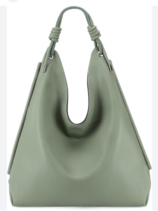 Montana West Handbags - Montana West Slouchy Shoulder Bag Knotted Hobo Bag Green